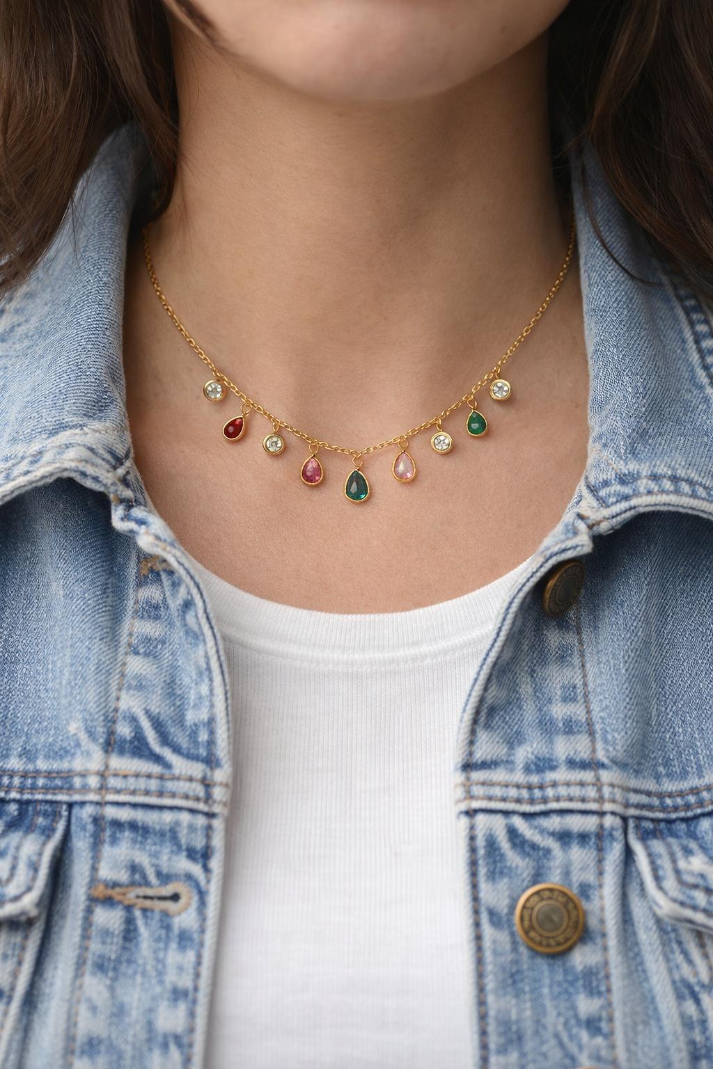 Candy Pop Multi Coloured Charm Necklace