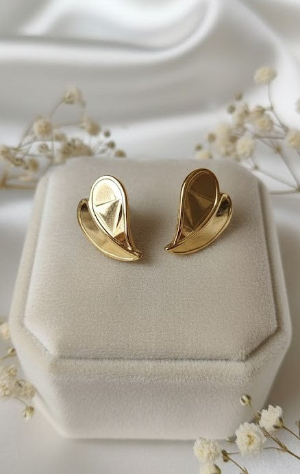 Glowing Heart-Shaped Studs