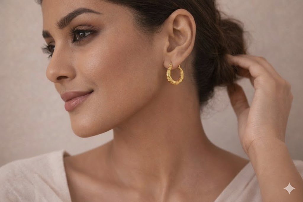 Classic and Evergreen Textured Hoops