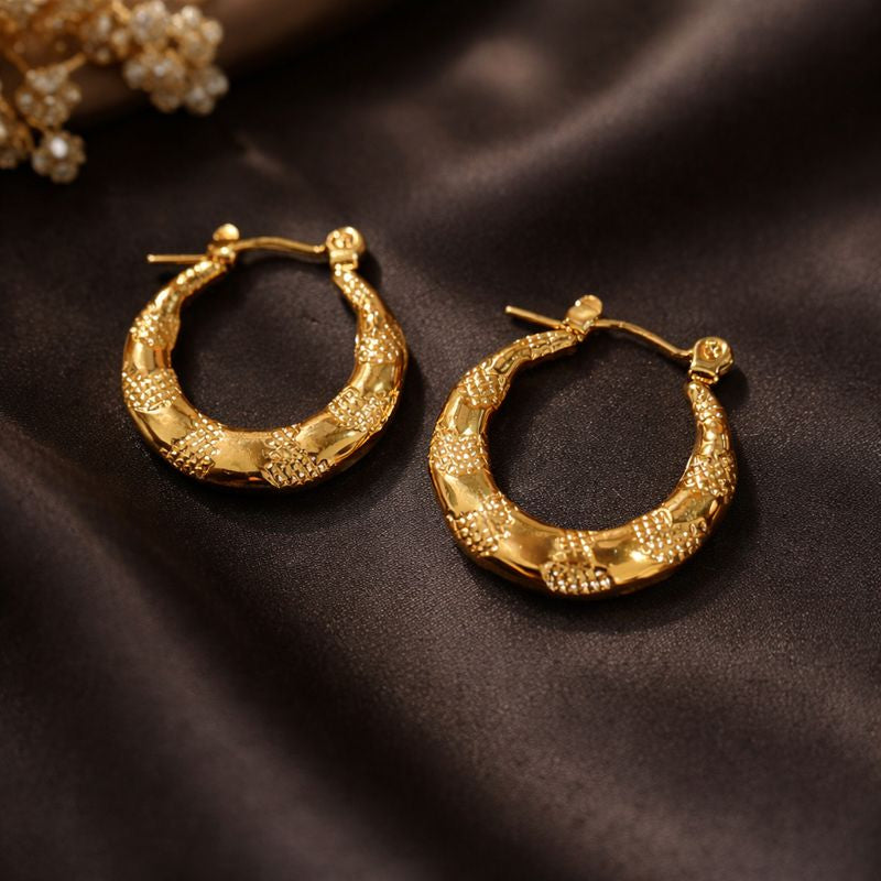 Classic and Evergreen Textured Hoops
